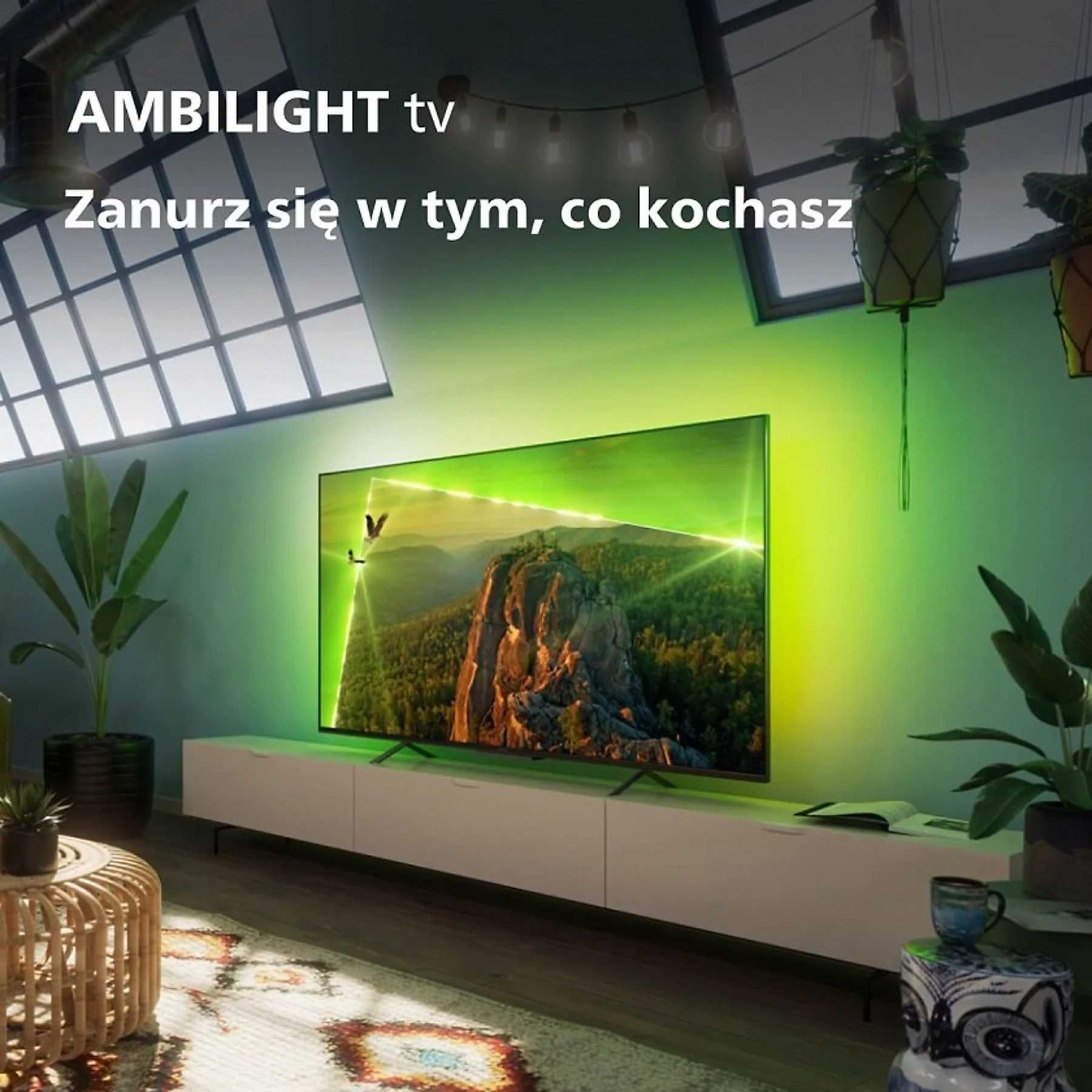 Telewizor Philips 43PUS8118/12 Led Ambilight Smart Tv Nowy Sklep