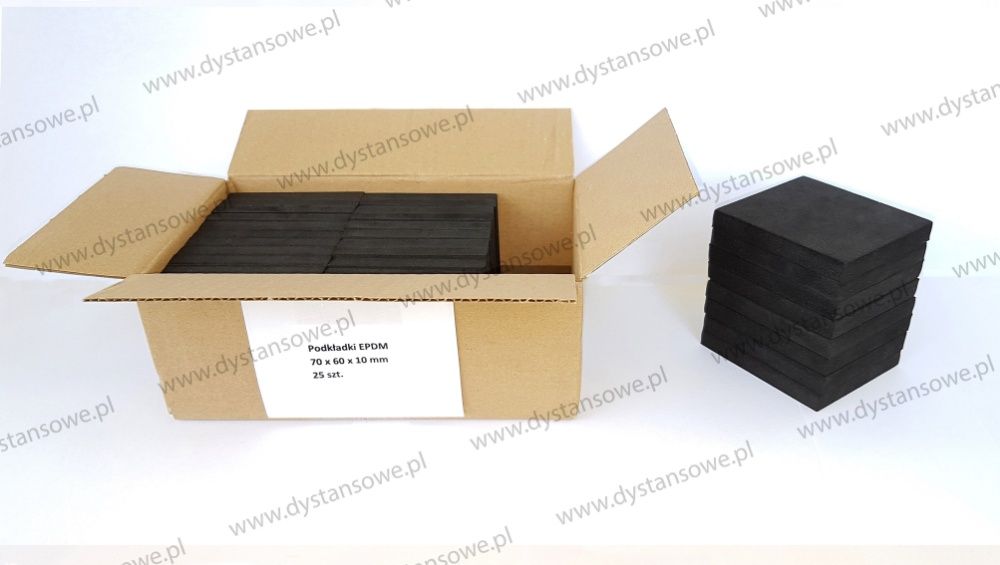 Gumowe PODKŁADKI pod LEGARY deski tarasowe, pod taras dystans, trwałe
