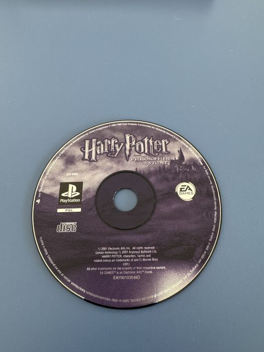 Jogo PS1 — Harry Potter - Pedra Filosofal