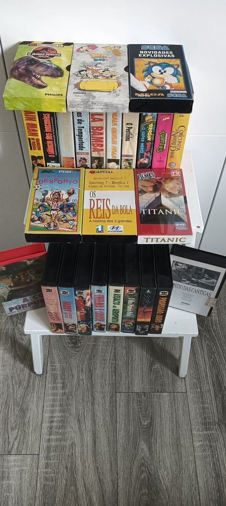 Venda cassetes filmes VHS