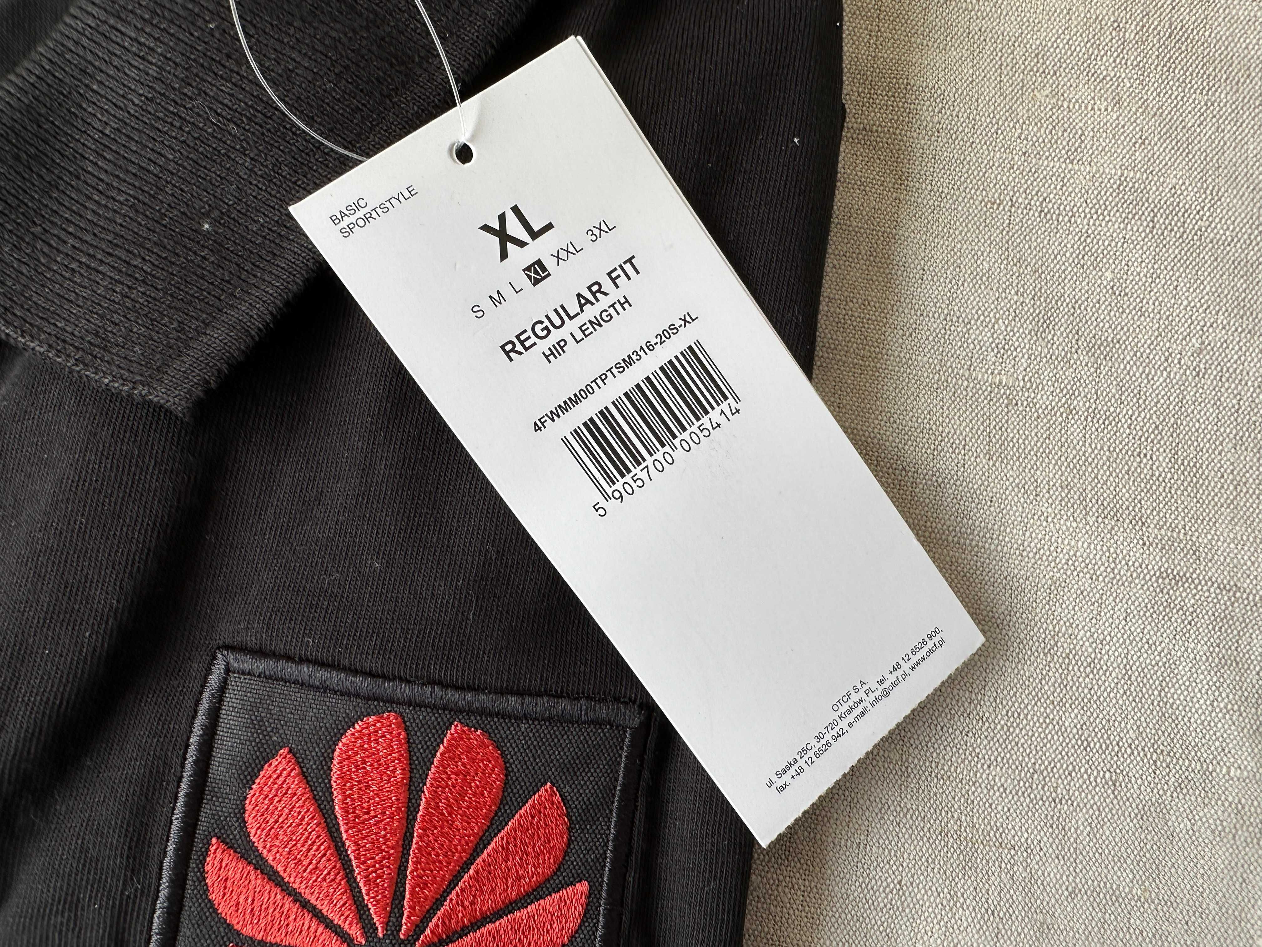 Koszulka męska polo 4F czarna XL Huawei
