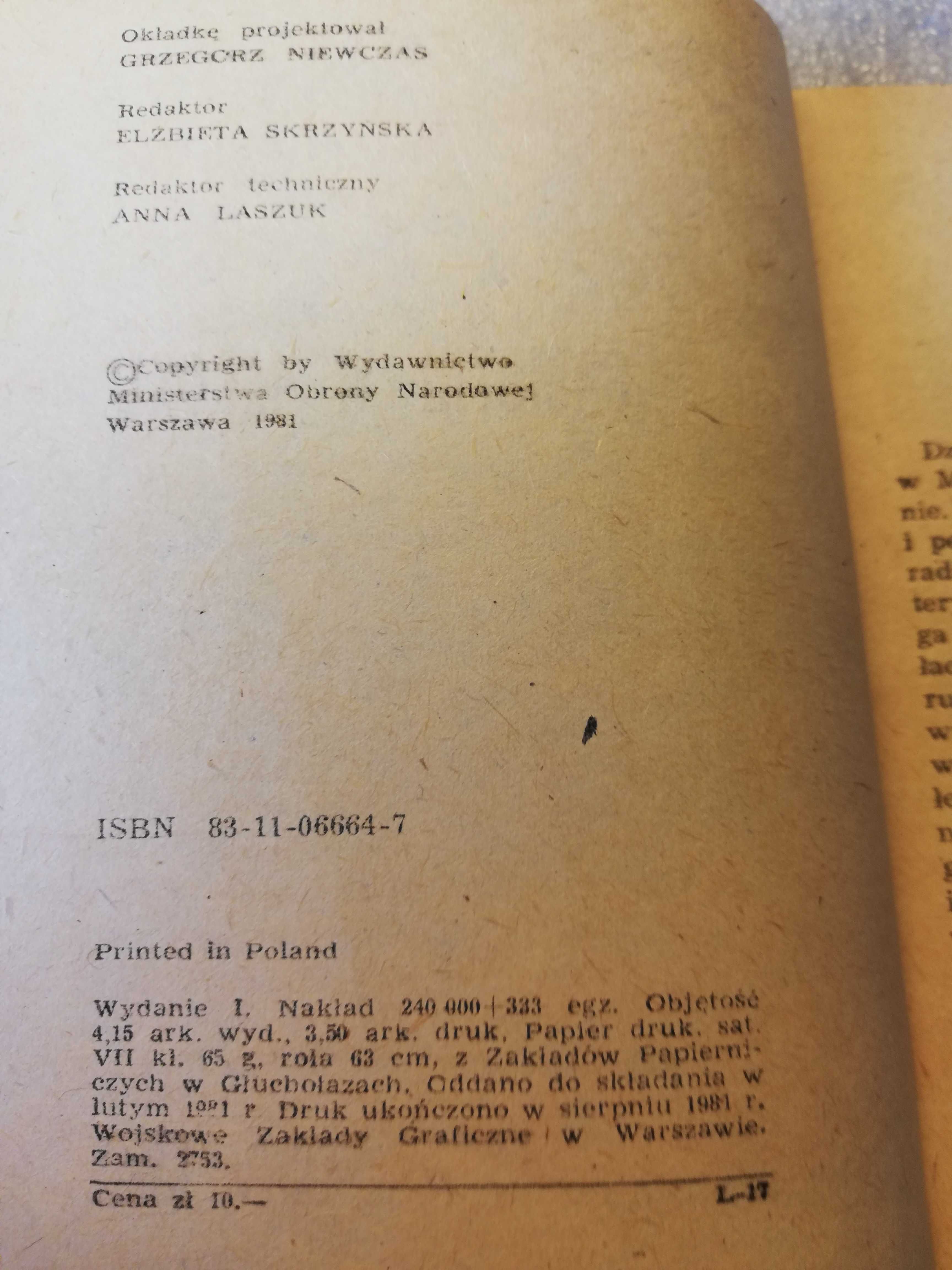 Samotni w mroku - Jerzy Domański - wydanie I - 1981 seria Żółty Tygrys
