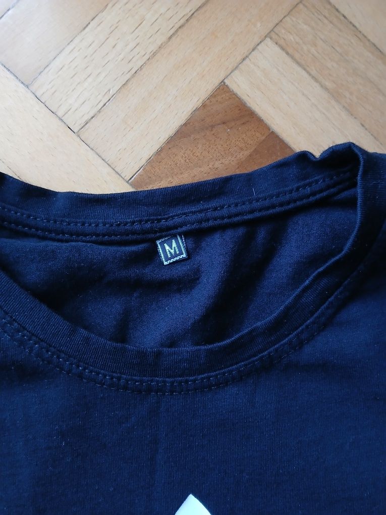 T-shirt damski/dziewczęcy czarny