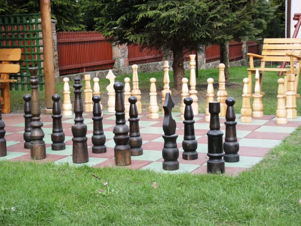 Zestaw szachy ogrodowe