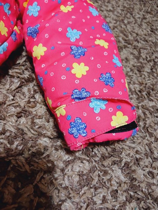 Зимовий комбінезон для дівчинки 74-80см