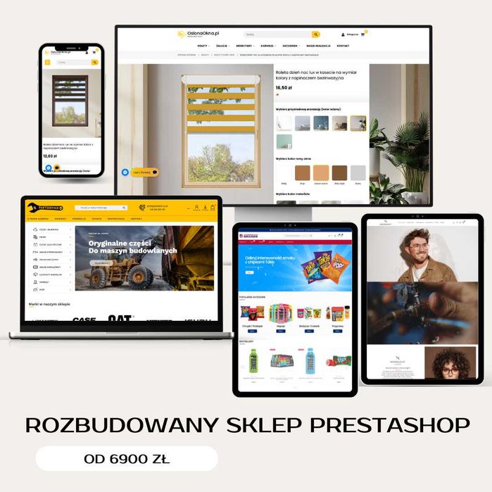 Strony internetowe, sklepy, reklama google ads, meta ads, social media