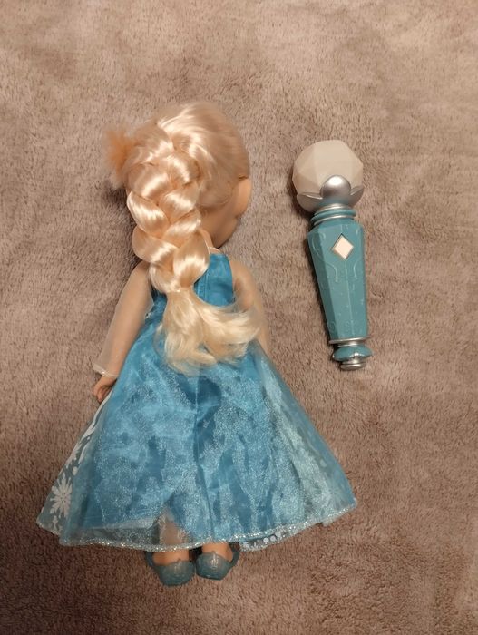 Śpiewająca Elsa interaktywna lalka z mikrofonem wersja Polska