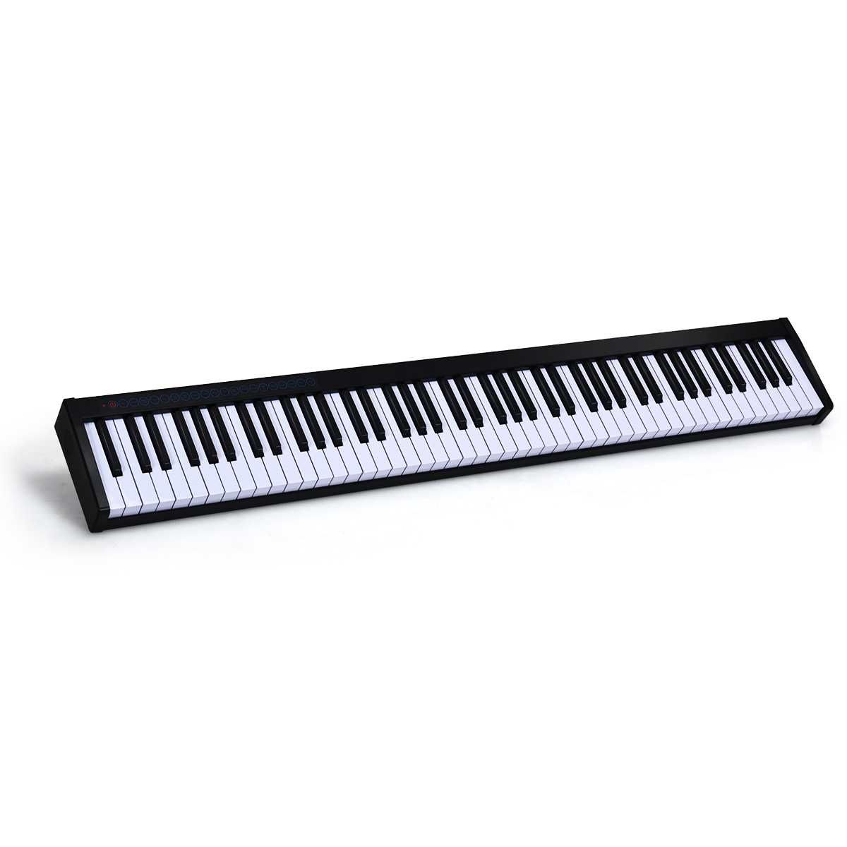 Pianino cyfrowe do nauki 88 klawiszy MIDI Pedał sustain 12h gry na aku
