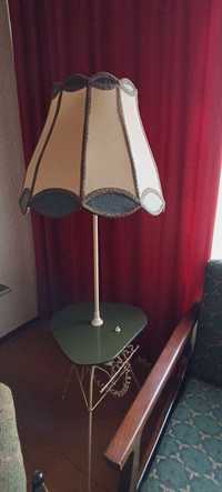 lampa z lat 70 abazur unikat vintage