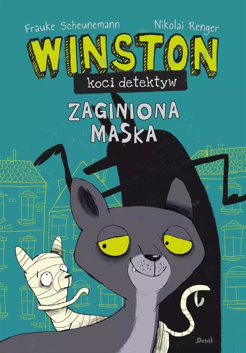 Winston - koci detektyw. Zaginiona maska. Wydawnictwo Debit