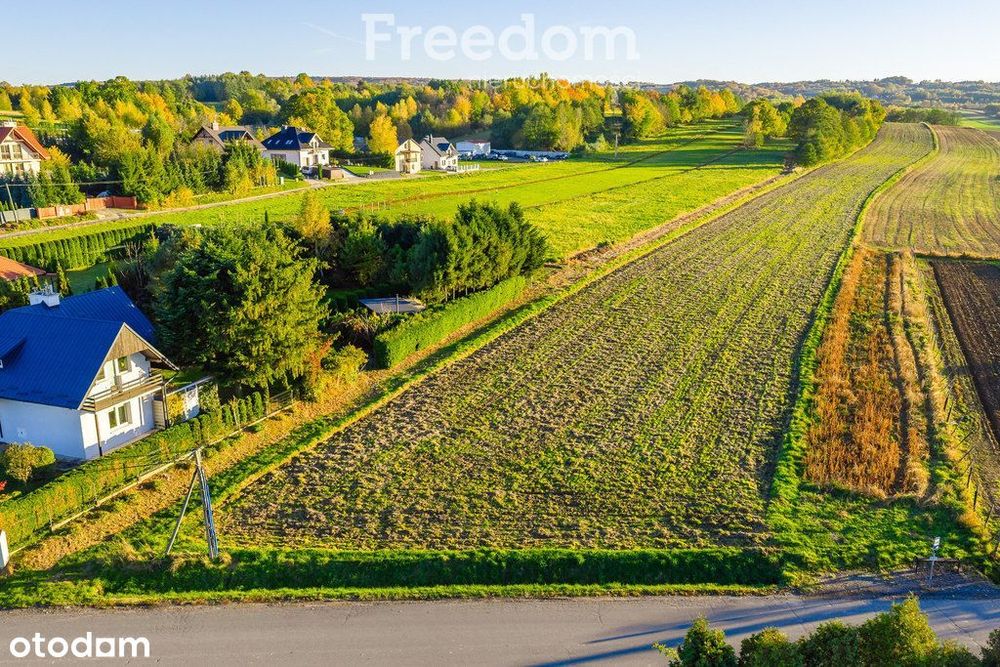 Inwestycyjna działka na domy, szeregówki Budziwój