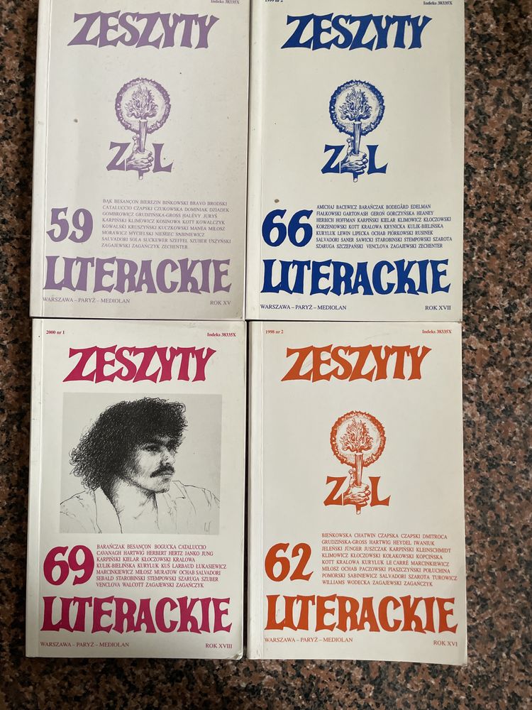 Zeszyty literackie 4 numery