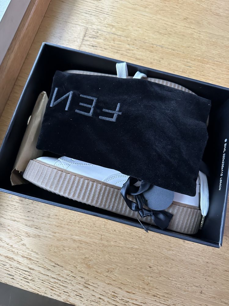 Buty adidasy sneakersy Puma Fenty creeper phatty nubuck 42 warm white