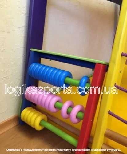 Детский спортивный комплекс для квартиры, дома, горка, качели
