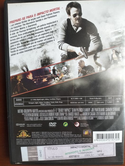 DVD Impacto Mortal