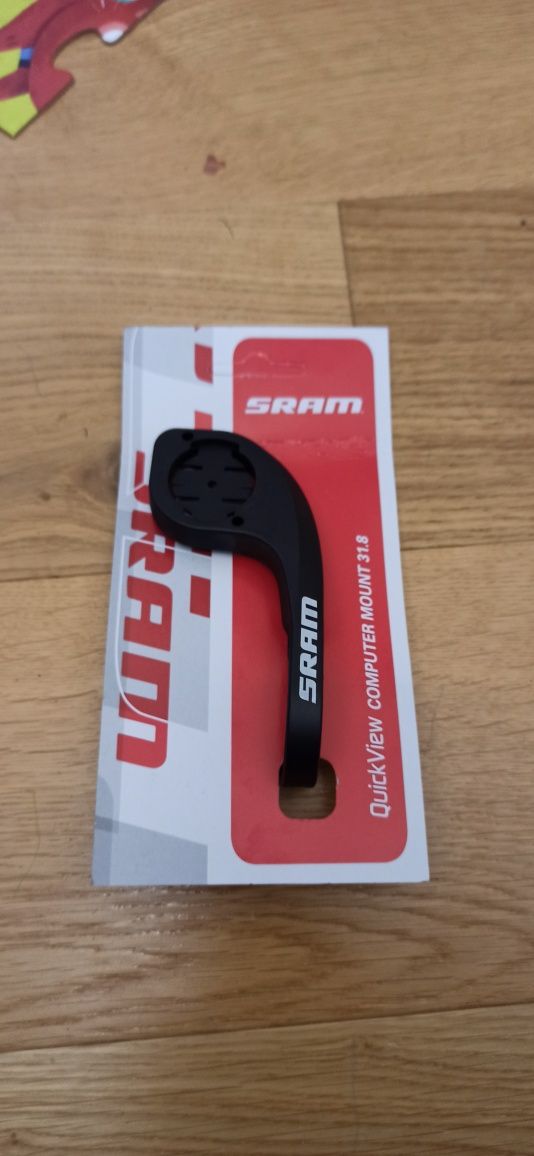 Uchwyt na komputer rowerowy. Sram Quick View ComputerMount 31.8 Garmin