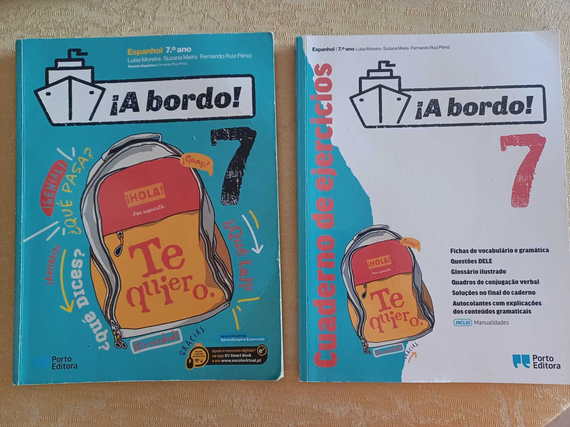 ¡A bordo! - Espanhol - 7.º Ano (NOVO/COMO NOVO)
