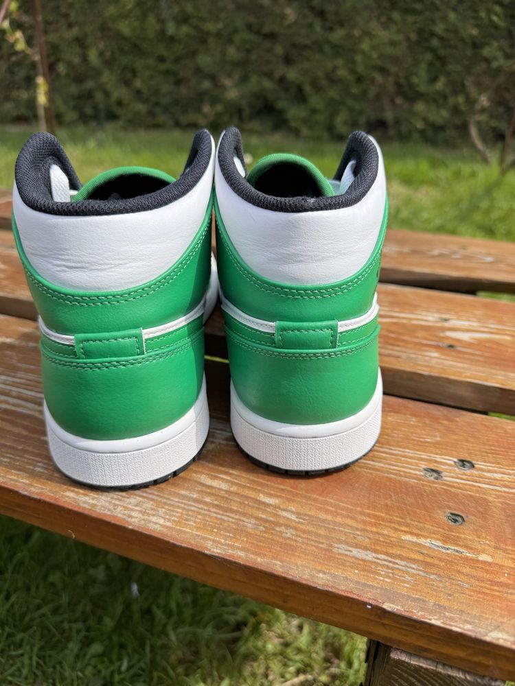 Nike Air Jordan 1 Mid White/Green 42.5