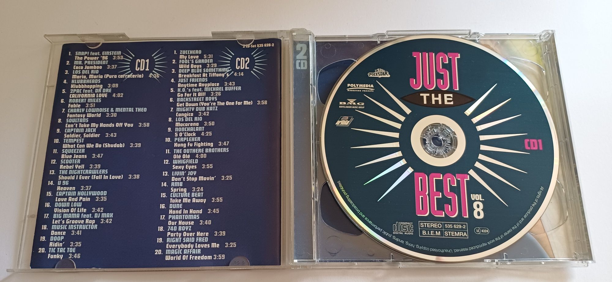 Just The Best Vol. 8 Various Artists 2CD