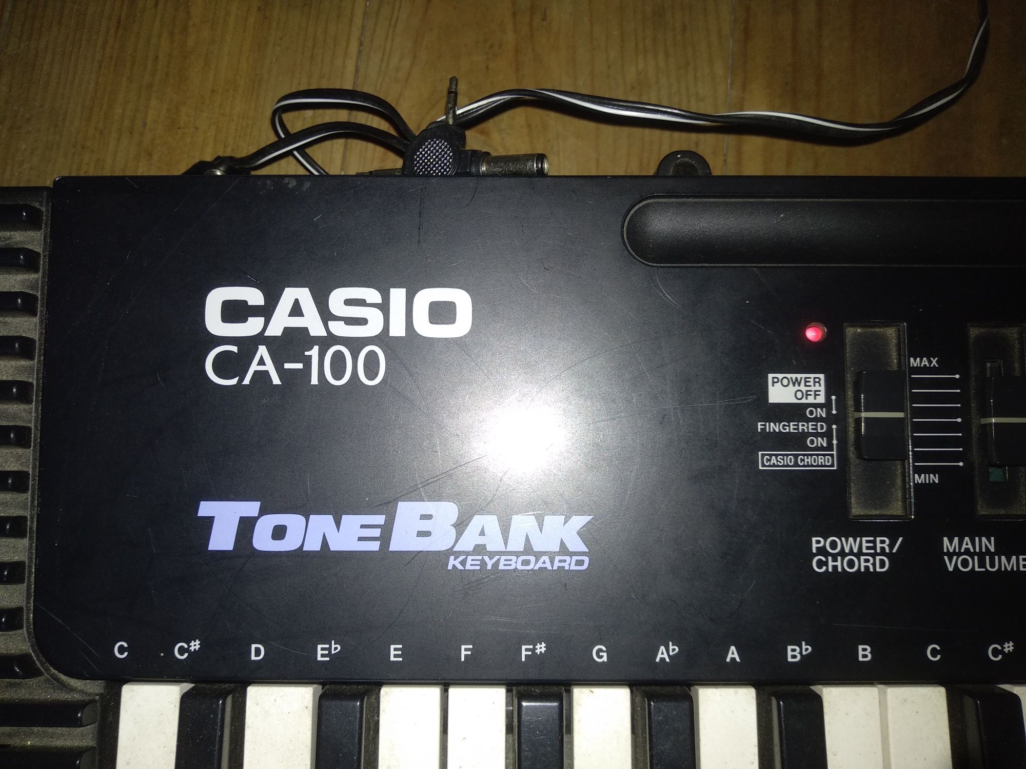 Órgão Casio Ca-100 ToneBank