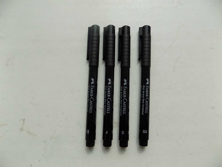 Набор ручек капиллярных PITT Artist Pen Manga 4 шт (черные)