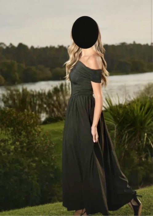 Vestido Spaccio by Cristina Ferreira comprido/maxi/ longo off-shoulder