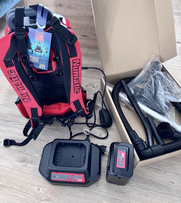 Profesjonalny Odkurzacz Numatic RSB 150NX Nowy Bateryjny- Plecakowy