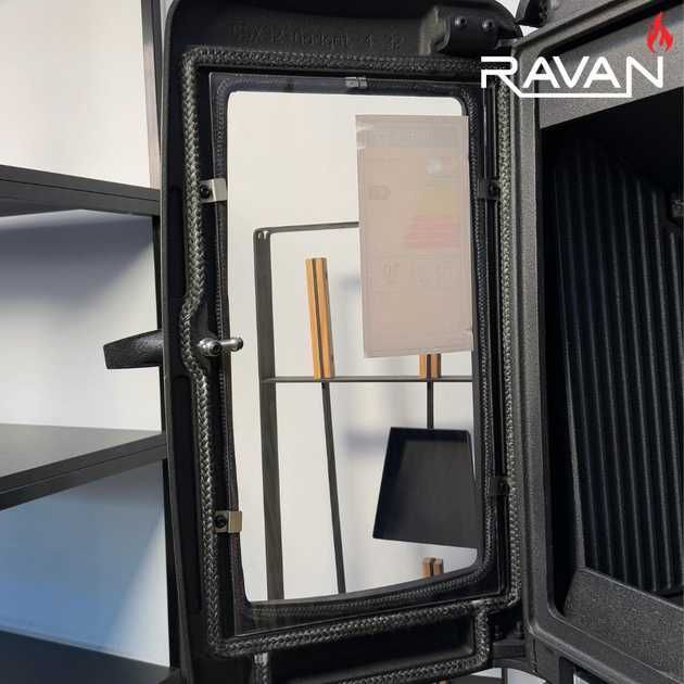 Чавунна піч камін Ravan Incorta 10 кВт на дровах в наявності
