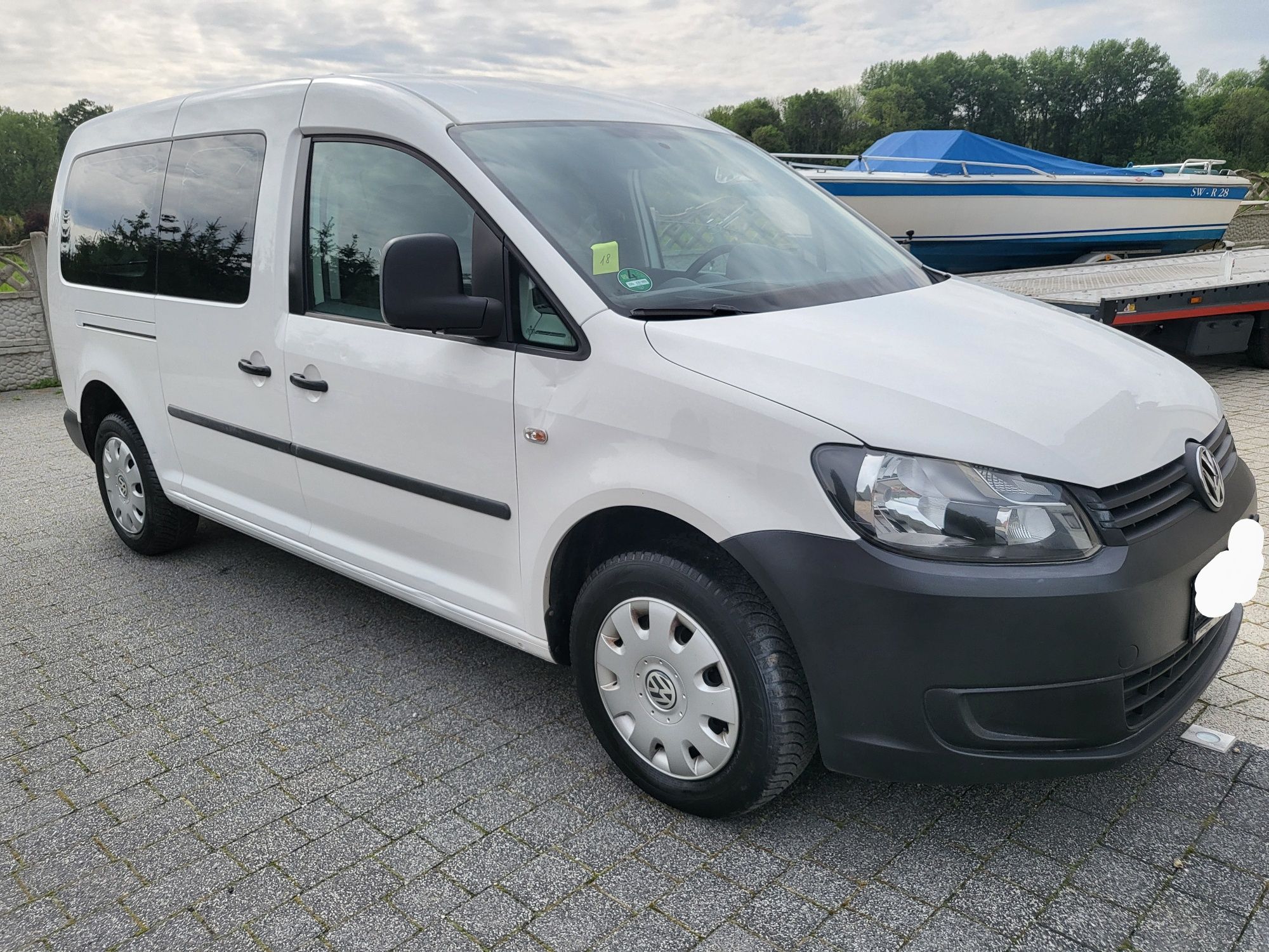 Wv Caddy Opłacony Long 5 osób 1.6 Tdi