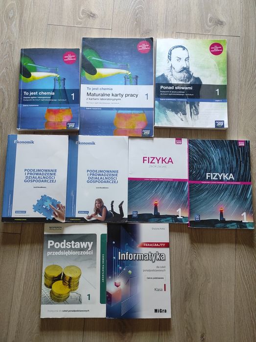 Podręczniki do technikum, liceum