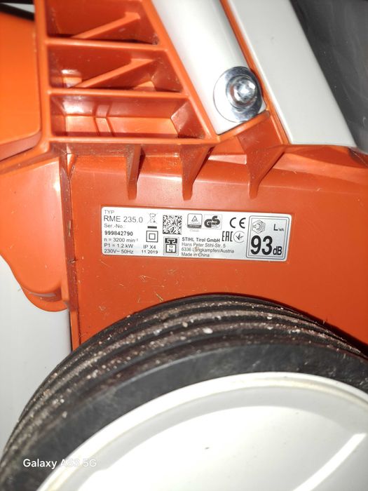 Máquina relva eléctrica Stihl RME 235