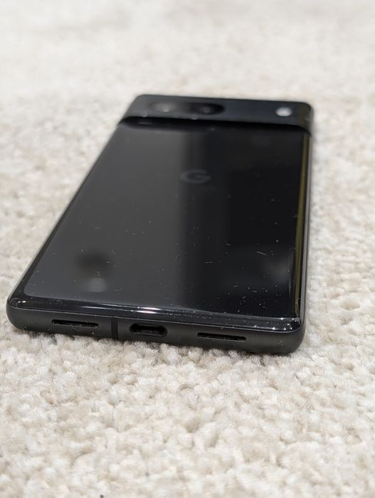 Google Pixel 7 128GB Preto — em bom estado + acessórios