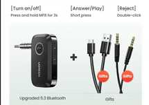 UGREEN  Bluetooth 5.3 Adapter do 3.5mm AUX gniazda