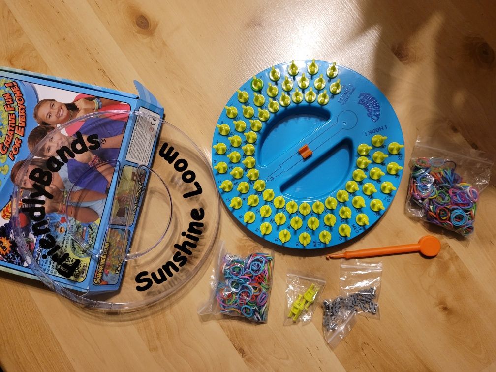 Zestaw do robienia bransoletek gumki sunshine loom candi band creator