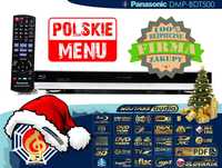 Zaawansowany odtwarzacz Blu-Ray PANASONIC DMP-BDT500 flac MP3 mkv Divx
