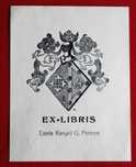Ex-Libris Heráldico de Estela Rangel Gomes Pereira 1933