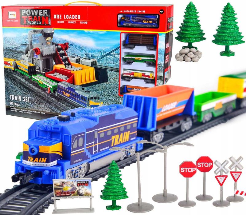 Унікальна Залізниця 1067 см BSQ 2085 зі станцією завантаження щебеню