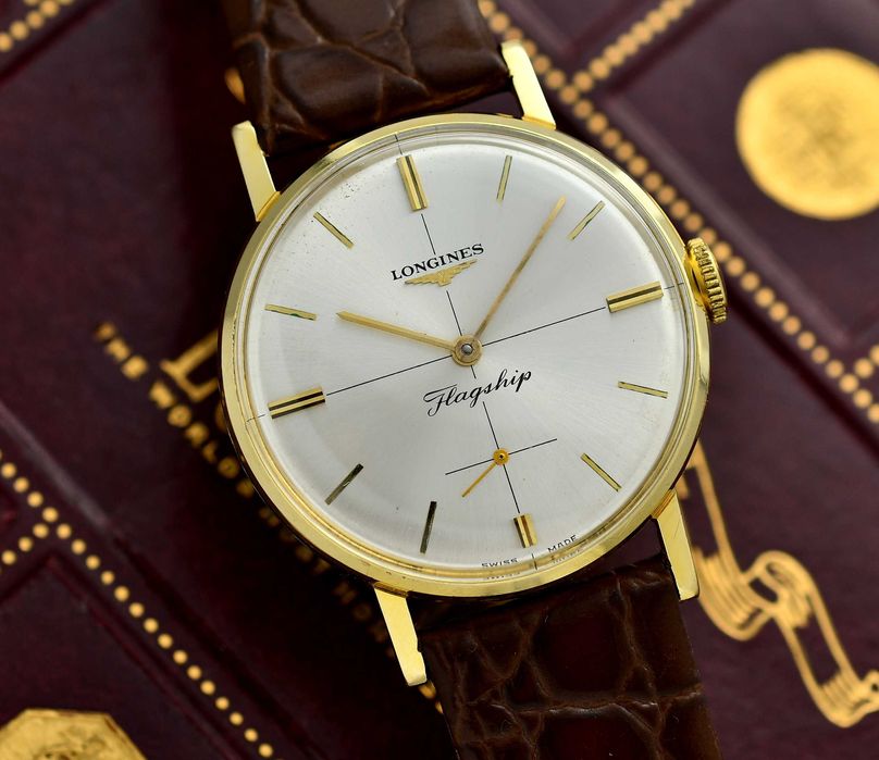 Zegarek vintage LONGINES Automatic - ZŁOTO 14K - 1966 -Pudełko Papiery