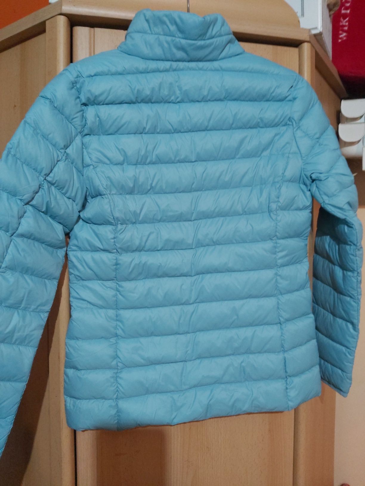 Nowa kurtka pikowana niebieska
