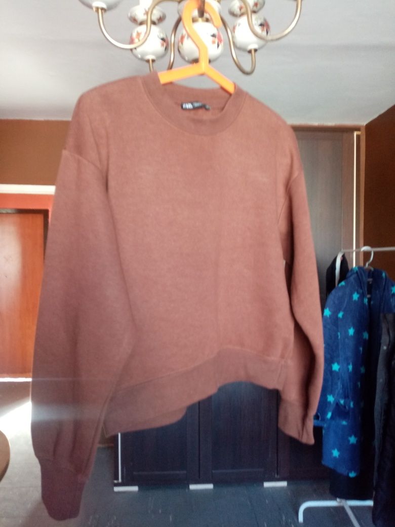 Bluza Zara 36 brąz damska