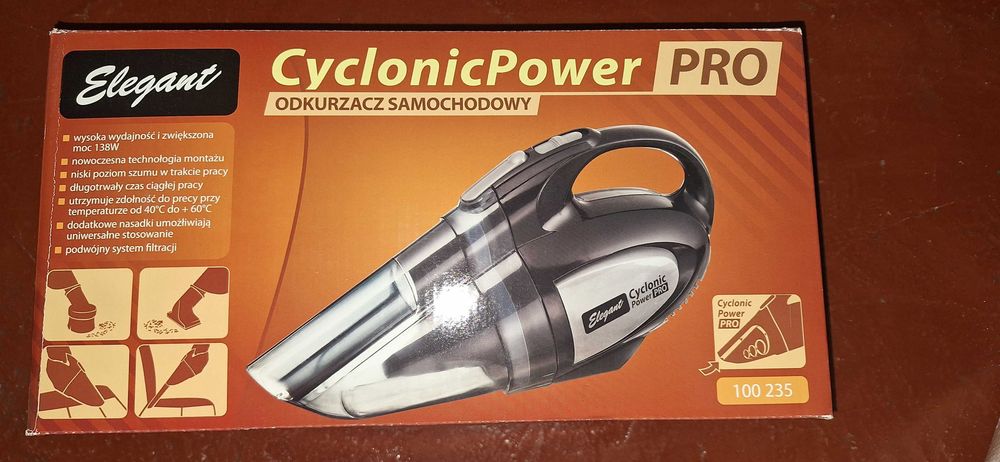 Автомобільний пилосос Elegant Cyclonic Power Maxi 100 235 138W