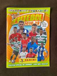 Caderneta cromos futebol 2018/2019 completa