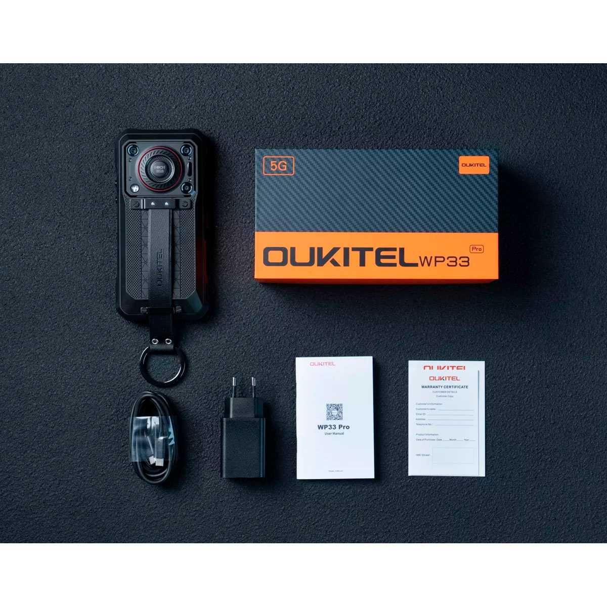 Смартфон Oukitel WP33 Pro 8/256Gb 5G 22000 mAh батарея протиударний