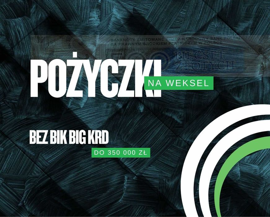 Pożyczki prywatne.  Pożyczki bez BIK BIG KRD