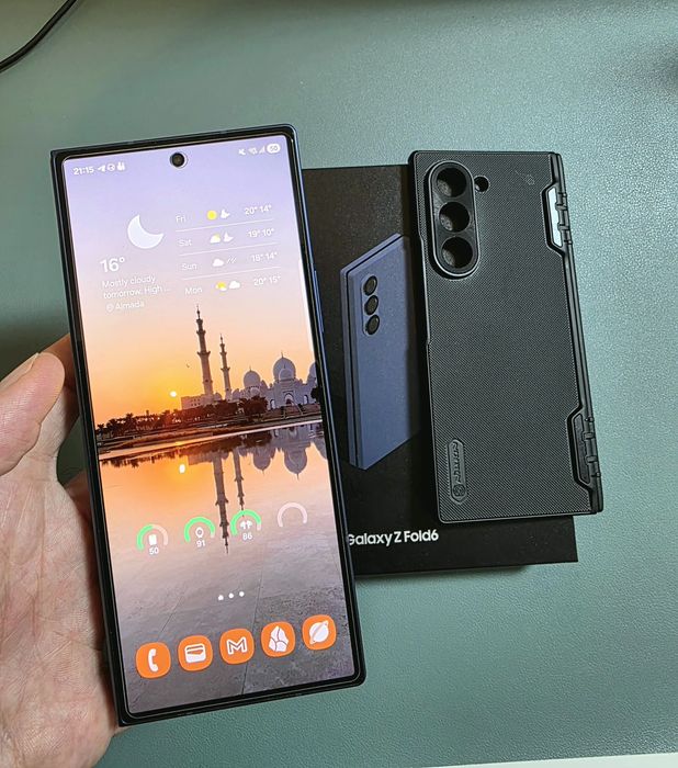 [Como novo! 6 Meses!] Samsung Galaxy Fold 6 512GB Azul Navy