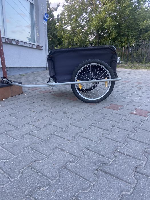 Przyczepka rowerowa transportowa