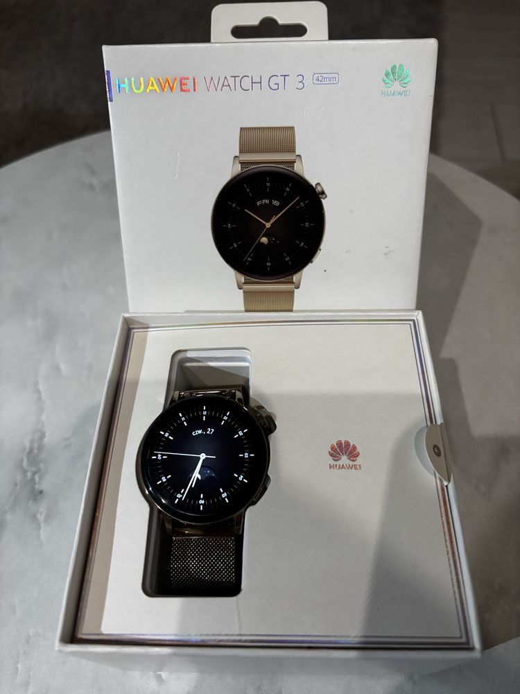 Smartwach Huawei gt3 42mm złoty