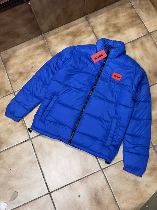 Куртка пухова Hugo Boss чоловіча нова синя зимова тепла бос casual new