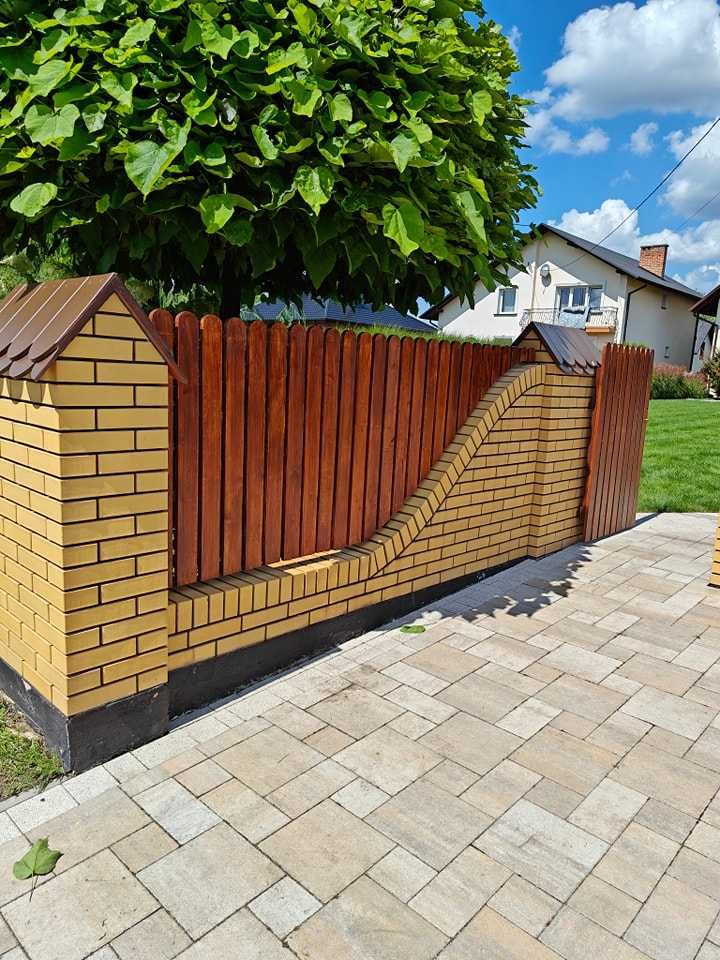 Drewniane SZTACHETY olchowe wysoka jakość
