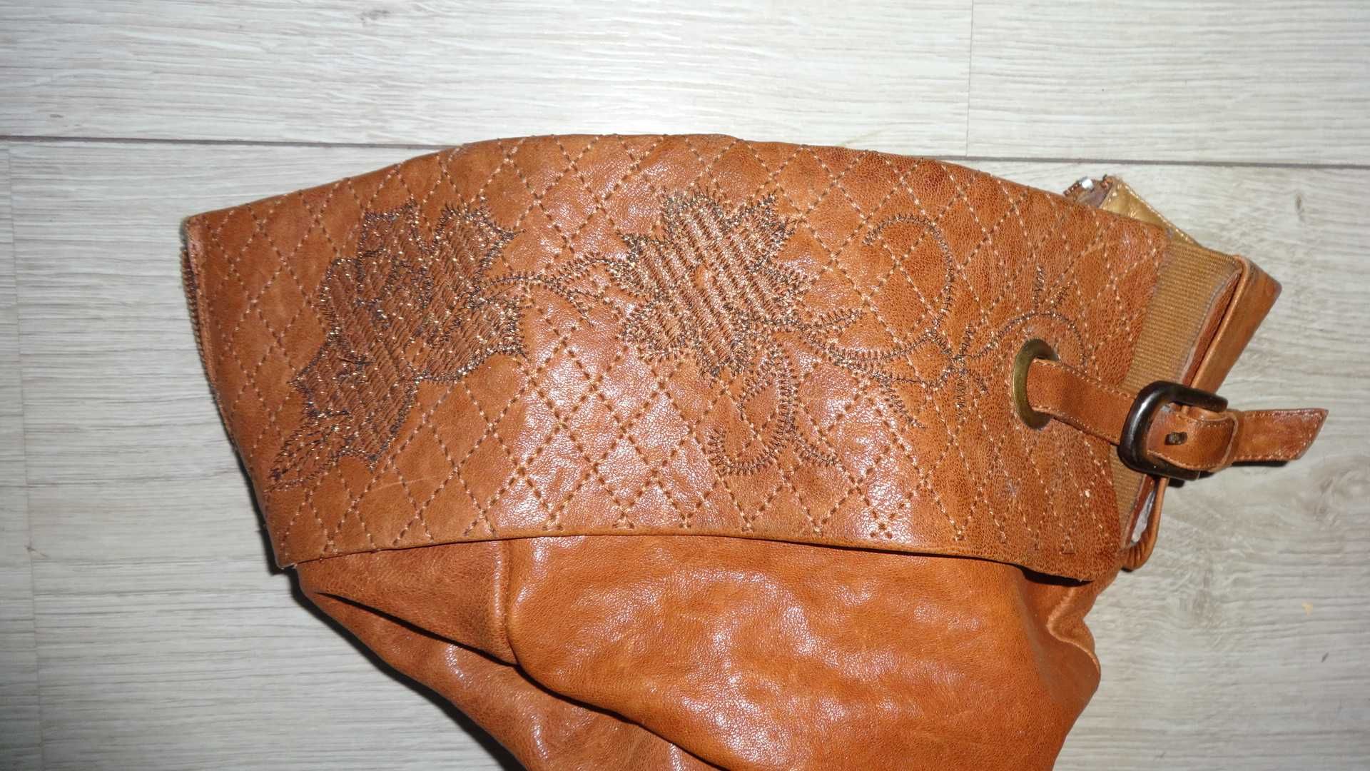 Женские кожаные сапожки (ZOLUYARL VIP) 39 размер ТОРГ!